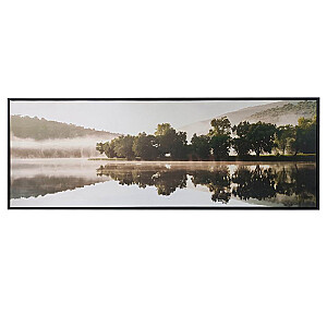 Kanva ar rāmi WALLY 50x140cm, uz ezera migla