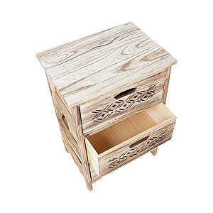 Комод MIHKLI с 3 ящиками 40x29x58см, натуральный