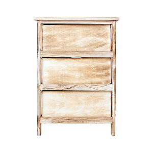 Комод MIHKLI с 3 ящиками 40x29x58см, натуральный