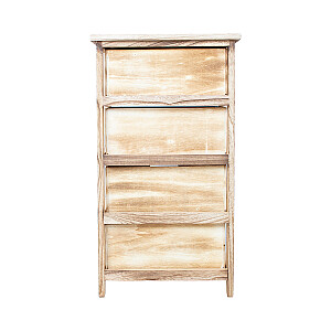 Комод MIHKLI с 4 ящиками 40x29x73см, натуральный