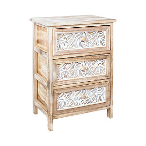 Комод KASEKE с 3 ящиками 40x29x58см, натуральный