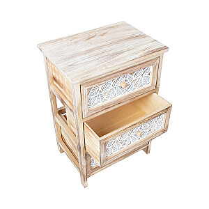 Комод KASEKE с 3 ящиками 40x29x58см, натуральный