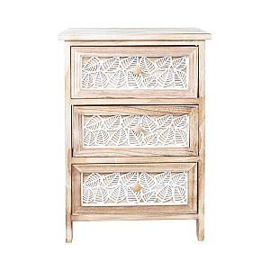 Комод KASEKE с 3 ящиками 40x29x58см, натуральный