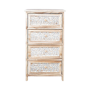 Комод KASEKE с 4 ящиками 40x29x73см, натуральный