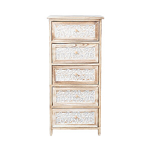 Комод KASEKE с 5 ящиками 40x29x90см, натуральный