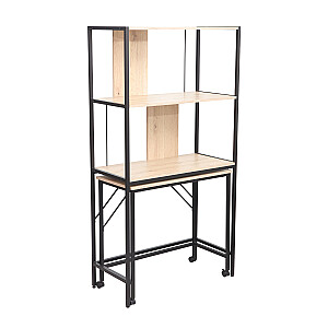 Galds / plaukts LESTER 84x40xH160cm, melamīns