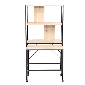 Galds / plaukts LESTER 84x40xH160cm, melamīns