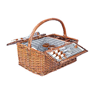 Piknika grozs GINO 4 personām, 46x33xH22/40cm