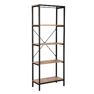 Plaukts LAVINA 60x30xH165cm, osis/melns