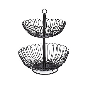 Plates statīvs NISSA D32xH38cm, melns