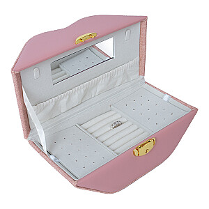 Ювелирная коробка SEZANE LIPS 25x12x12.5см, розовая