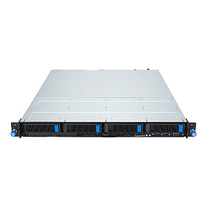 ASUS Rack 1U RS300-E12-RS4/350 Вт Intel C262 LGA1700 95 Вт 4xDDR5 4400/4000/3600 4x3,5"/2,5" 4*SATA/SAS/NVMe 2x Intel I210AT 1x порт управления, 1+1 450 Вт 80 PLUS Platinum