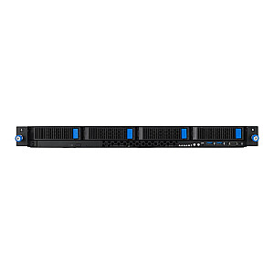 ASUS Rack 1U RS300-E12-RS4/350 Вт Intel C262 LGA1700 95 Вт 4xDDR5 4400/4000/3600 4x3,5"/2,5" 4*SATA/SAS/NVMe 2x Intel I210AT 1x порт управления, 1+1 450 Вт 80 PLUS Platinum
