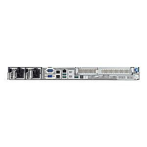 ASUS Rack 1U RS300-E12-RS4/350 Вт Intel C262 LGA1700 95 Вт 4xDDR5 4400/4000/3600 4x3,5"/2,5" 4*SATA/SAS/NVMe 2x Intel I210AT 1x порт управления, 1+1 450 Вт 80 PLUS Platinum