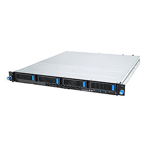 ASUS Rack 1U RS300-E12-RS4/350 Вт Intel C262 LGA1700 95 Вт 4xDDR5 4400/4000/3600 4x3,5"/2,5" 4*SATA/SAS/NVMe 2x Intel I210AT 1x порт управления, 1+1 450 Вт 80 PLUS Platinum