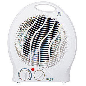 ADLER Sildītājs ar ventilatoru, 1000W, 2000W