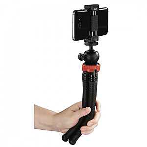Mini statīvs 3in1 flexpro 27cm sarkans