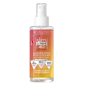EVELINE Slim Extreme 4D Designer eļļas serums ķermeņa masāžai 150ml