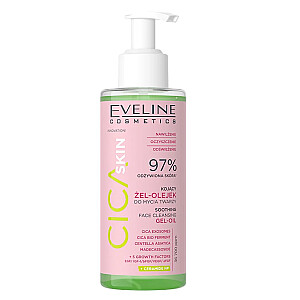 EVELINE Cica Skin nomierinošs želej-olieks sejas mazgāšanai 145ml