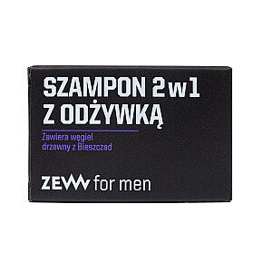 ZEW FOR MEN Šampūns 2in1 ar kondicionieri šampūns kubiņā 85g