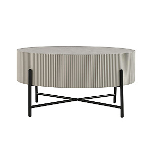 Kafijas galdiņš ASHER D80xH40cm, pelēks