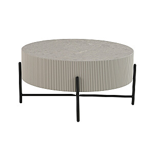 Kafijas galdiņš ASHER D80xH40cm, pelēks