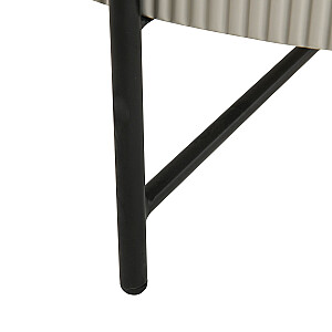 Kafijas galdiņš ASHER D80xH40cm, pelēks