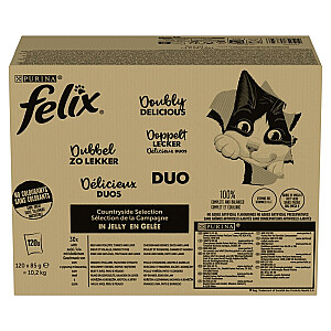 PURINA FELIX FANTASTIC DUO Микс 120x85г