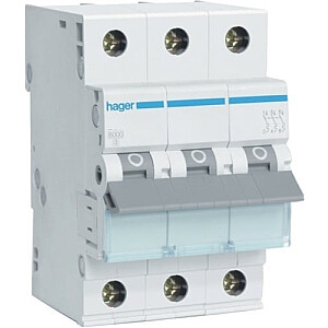 Hager ķēdes pārtraucējs 3P B 16A 6kA AC MBN316E