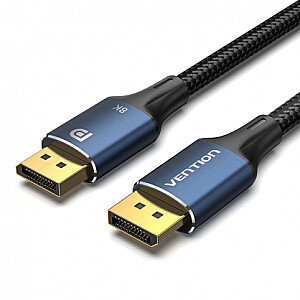 HD DisplayPort Displayport 1.4 8K@60Hz/4K@120Hz kabelis 3m (zils)