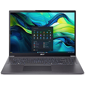 Aspire 16 A16-71M-79AQ 16 OLED 155H 16GB 1TB SSD W11 Pelēks NX.J9XEL.002