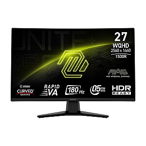 MSI MAG 274CQF - 27" | Rapid VA 1500R | QHD | 0.5ms | 180Hz