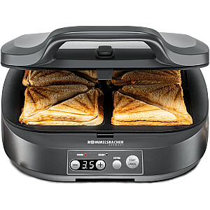 B-GRADE-ITEM! BGRADEITEM! Rommelsbacher Sandwich Maker antracīts ST 1800 (ST 1800)