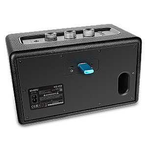 Speaker SVEN HA-950, black, MDF, PU leather (60W, Bluetooth, USB, Micro SD, Remote)