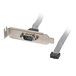 Lanberg монитор 1x DB9(COM) 40см низкопрофильный