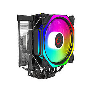 Кулер для процессора Rampage Octagon C50 LGA 1700/AM5 1800RPM вентилятор 120mm ARGB