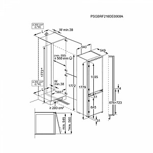 Iebūvējamais ledusskapis Electrolux LNS5LE18S