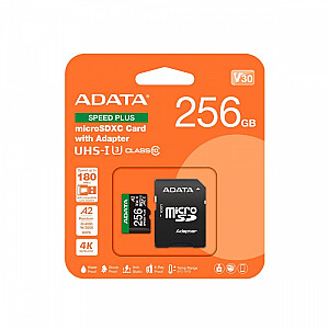 microSD карта Speed Plus 256GB UHS1 U3 V30 A2 180/160 МБ/с