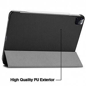 "Tri-Fold Eco-Leather Stand Case Samsung Galaxy Tab A9 8.7"" Melns