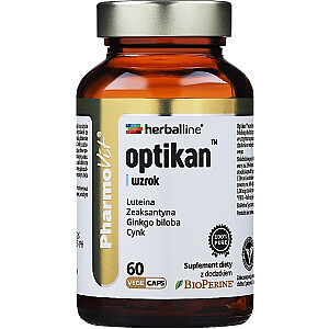 PHARMOVIT Optikan Redzes uztura bagātinātājs 60 kapsulas