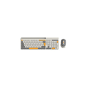 CANYON HSET-W5 EN Keyboard+Mouse AAA+AA Wireless Beige