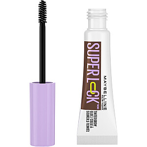 MAYBELLINE Super Lock Brow Glue гель для укладки бровей Темно-коричневый 7мл