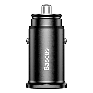 Автомобильное зарядное устройство Baseus Square 2xUSB QC3.0 5A 30W (черное)