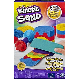 Spin Master Kinetic Sand Набор радужных инструментов