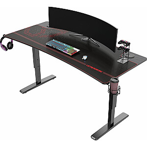 Datorspēļu galds Ultradesk Cruiser melns