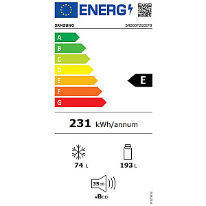 Iebūvējams ledusskapis Samsung BRB80F26CEF0EO