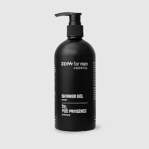 ZEW FOR MEN Эссенциальный натуральный гель для душа с протеинами 400мл
