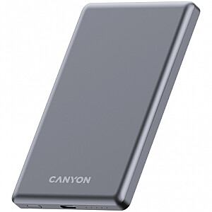 _7558806 CANYON power bank OnPower 505 slim Magsafe 5000 мАч PD20W Дар