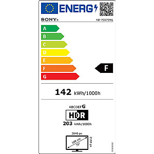 Sony KD75X75WLPAEP televizors