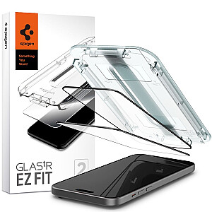 Spigen Glas.tR EZ Fit FC для iPhone 15 Plus - черный 2 шт.